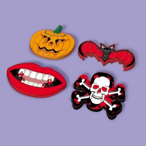 Amscan International Erasers 2D Halloween