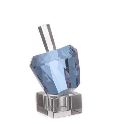 Diamond Solitaire Crystal Dreidel