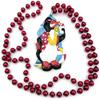 Penguin Mardi Gras Beads New Orleans Carnival Lousianna Cajun Creole Party view 1
