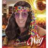 WIDMANN Lennon In Polybag - Brown Wig for Hair Accessory Fancy Dress view 2