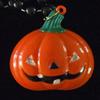 Halloween Flashing Eyes Makes Noise Pumpkin Mardi Gras Beads New Orleans Lousianna Party view 1