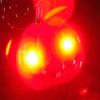 Halloween Flashing Eyes Makes Noise Pumpkin Mardi Gras Beads New Orleans Lousianna Party view 2