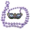 Mask with Eyes Mardi Gras Bead Necklace New Orleans view 1