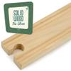 Conductor Carl Wood Train Track Expansion Packs| Compatible with Most Train Tracks| 3.5" Straight Tracks -1 Count (Pack of 4) view 4