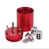 BestSaller 3004 Aluminum Super Six Travel Game, Red,  5 cm view 1