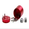 BestSaller 3004 Aluminum Super Six Travel Game, Red,  5 cm view 2