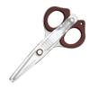 Kokuyo Clippy Non-Stick Scissors with Clip - Brown view 2