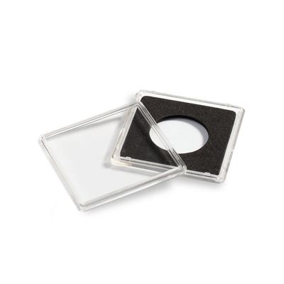 Lighthouse - QUADRUM Square Coin Capsules with Snaplock Closure for 40 mm Coins - Pack of 10