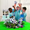 Fun Express - Metallic Soccer Ball Handballs (2dz) - Toys - Balls - Misc Balls - 24 Pieces view 3
