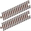 Wooden Train Track - 8" Straight - Made in USA - 2 Pack view 1