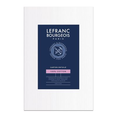 Lefranc & Bourgeois Colouring Cardboard, Cotton, White, 40 x 50cm-Malpappe