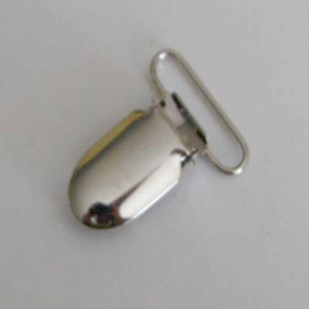 10 - 1" Metal Suspender Clips - w/ Rectangle Inserts