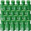 Green Hexagon Shaped Mini Bubble Bottles - Party Favors and Toys - Bulk Set of 48 Pieces view 1
