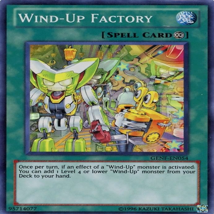 Yu-Gi-Oh! - Wind-Up Factory (GENF-EN054) - Generation Force - Unlimited Edition - Super Rare