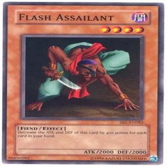 YU-GI-OH! - Flash Assailant (SRL-EN082) - Spell Ruler - Unlimited Edition - Common