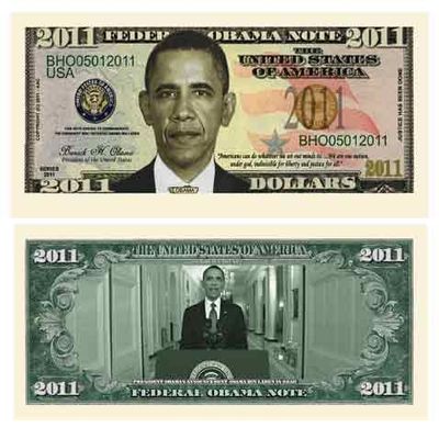 (100) Barack Obama 2011 Commemorative Dollar Bill