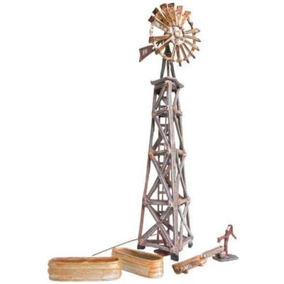 HO Built-N-Ready Old Windmill (Weathered) Woodland Scenics