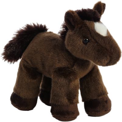 Aurora Adorable Mini Flopsie Chestnut Stuffed Animal - Mini Companions Ready for Playful Adventures - for Kids All Ages, Toddlers, Adults, and Families - Brown 8 Inches