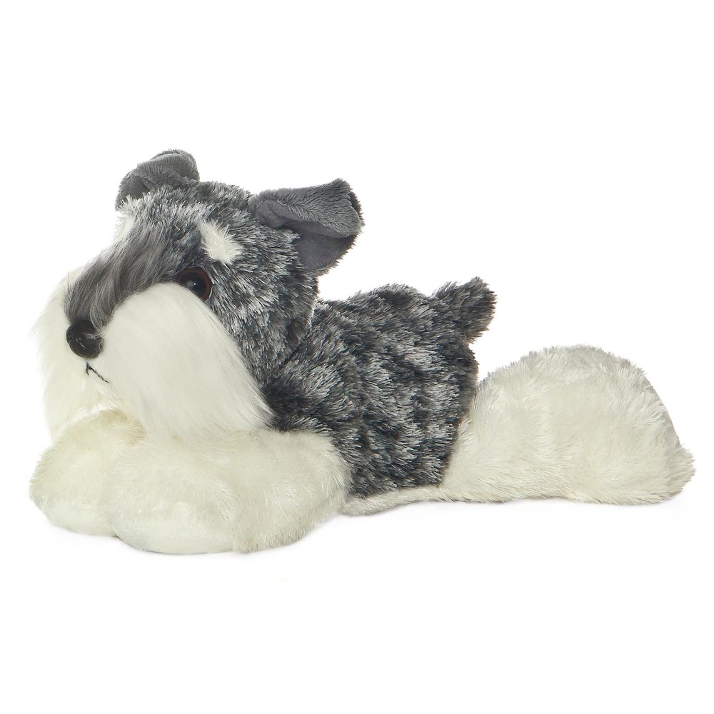 Aurora Adorable Mini Flopsie Stein Stuffed Animal - Mini Companions Ready for Playful Adventures - for Kids All Ages, Toddlers, Adults, and Families - Gray 8 Inches
