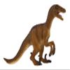 MOJO Velociraptor Crouching Toy Figure view 1
