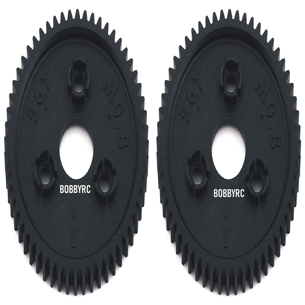 T-Maxx 3.3,Jato 3.3,1/10 Summit 3957(2Pcs) 56-Tooth (0.8 Metric Pitch, Compatible with 32-Pitch) Spur Gear
