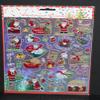 100 Christmas Laser Stickers (2 Sheets of 50 Stickers Ea) view 2