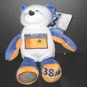 1 X Limited Treasures Colorado State Coin Bear