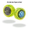 Yomega Power Brain XP yoyo - Professional yoyo with a Smart Switch which enables Players to Choose Between Auto-Return and Manual Styles of Play. + Extra 2 Strings & 3 Month Warranty (Yellow) view 3