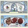 American Art Classics It's a Boy Birth Announcement Million Dollar Novelty Bill Collectible - Comes in Collector Grade Currency Holder - Celebrate The Birth of Your New Millionaire view 1