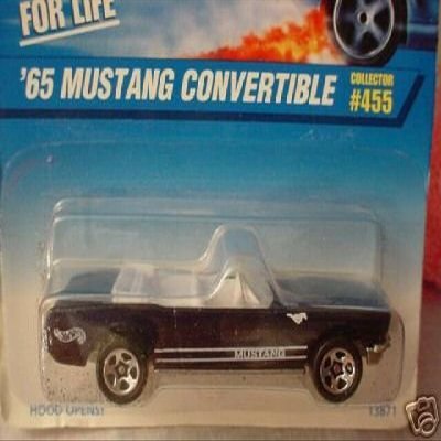 1995 Hotwheels #455 65 Mustang Convertible