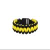 Black and Yellow Paracord Bracelet 8 Inches view 1