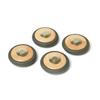 Tegu Magnetic Wooden Blocks, Wheels Accessory, 4-Pack (TEGM12059) view 3