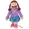 25" Amy, Peach Girl, Full Body, Ventriloquist Style Puppet view 1