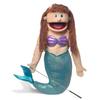 25" Mermaid, Peach Girl, Full Body, Ventriloquist Style Puppet view 1