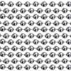 48" 18mm Round Metallic Silver Mardi Gras Beads Dozen (12 Necklaces) view 1