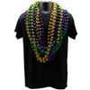 48" 20mm Round Metallic Purple, Gold and Green Mardi Gras Beads Dozen (12 Necklaces) view 2