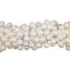 48" 22mm Round Pearl White Mardi Gras Beads Dozen (12 Necklaces) view 1