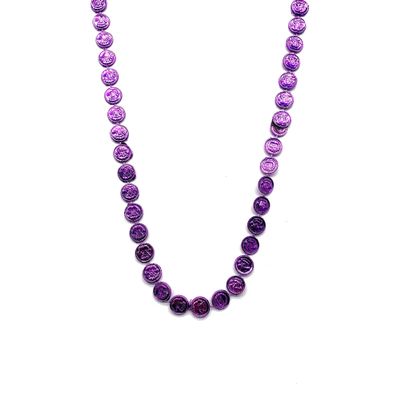 33 INCH - DOUBLOON NECKLACE MARDI GRAS BEAD