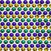 60" 18mm Round Metallic Purple, Gold and Green Mardi Gras Beads Dozen (12 Necklaces) view 1
