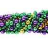60" 20mm-10mm-10mm Globe Metallic Purple, Gold and Green Mardi Gras Beads Dozen (12 Necklaces) view 3
