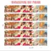 Thanksgiving Day Parade Full Sheet of 20 x 44-Cent Stamps, USA 2009, Scott 4417-4420 view 1