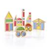 Guidecraft Jr. Rainbow Blocks: 40 Piece Set - Kids Learning & Educational Toys, Stacking Blocks view 2