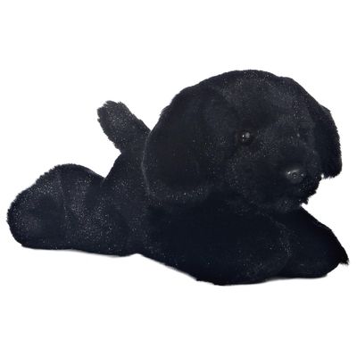 Aurora Adorable Mini Flopsie Blackie Stuffed Animal - Mini Companions Ready for Playful Adventures - for Kids All Ages, Toddlers, Adults, and Families - Black 8 Inches