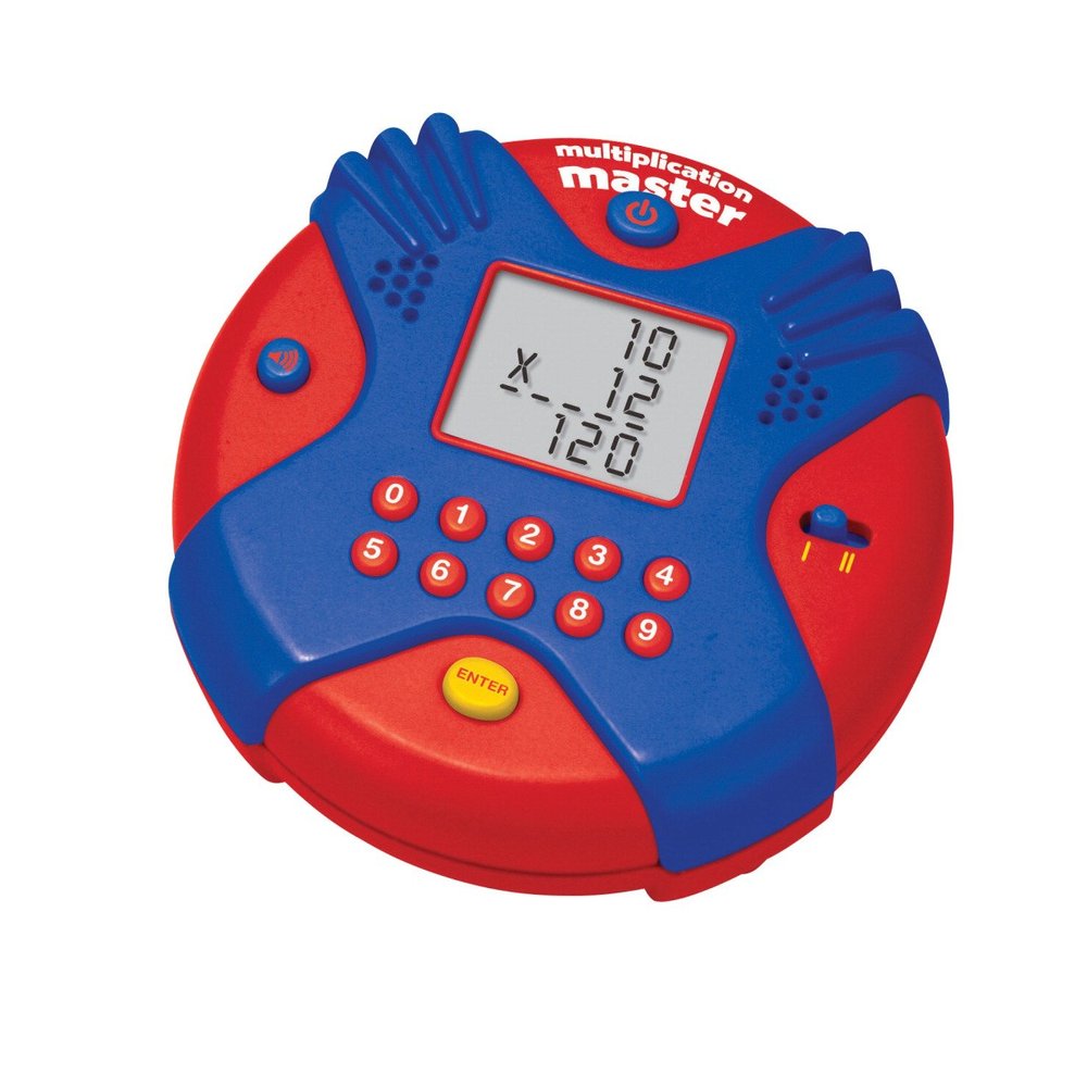 Learning Resources Multiplication Master Electronic Flash Card, Math Skills, Varying Skill Levels, Ages 7+