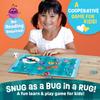 Peaceable Kingdom Snug as a Bug in a Rug Award Winning Cooperative Preschool Skills Builder Game for 2 to 4 Kids ages 3+ view 2