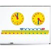 Learning Resources Magnetic Elapsed Time Set, Telling Time, Clock for Kids, Classroom Supplies, Set of 2 view 1