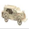 Donau Elektronik M865 Wood Design 4 pcs. Vintage Cars, Multi-Colour view 2