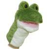 Aurora Interactive Hand Puppet Frog Stuffed Animal - Storytelling Adventures - Playful Learning - Green 10 Inches view 1