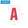 MasterVision Magnetic Letters, 1/2" x 3/4", Red on White, 120 Pieces view 2
