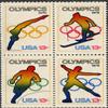 1976 OLYMPICS ~ LAKE PLACID #1695-98 Block of 4 x 13 cents US Postage Stamps view 1